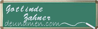 Gotlinde Zahner Visitenkarte